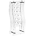 6 Slots Wall Mounted Clear Acrylic Whiteboard Dry Erase Marker & Eraser Holder Organizer Rack