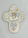 Kinderkreuz Kinderzimmer Schutzengel auf Wolke