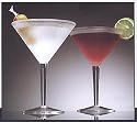 Set of 2 Iced Martini Glasses keep your Martini VERY, VERY COLD!