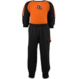 NCAA Majestic Oregon State Beavers Infant Orange-Black Long Sleeve Bodysuit & Sweatpants Set