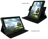 ROOCASE DUAL-VIEW MULTI ANGLE (BLACK) LEATHER