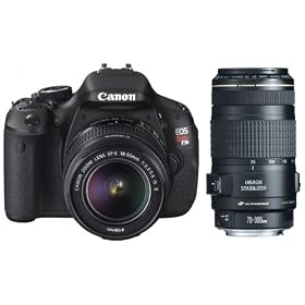 Canon EOS Rebel T3i + Canon 18-55mm + Canon 70-300mm Zoom Kit