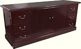 72'' x 22'' Traditional Wood Veneer Box File Storage Credenza with Mahogany Finish [SL-CF1310SC-MAH-GG]