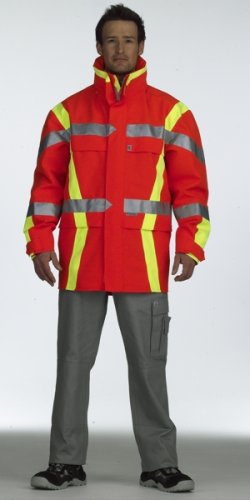 Arbeitsjacke 665 Gore-Tex von Kübler® - Größe XXXL (64/66), Farbe 327 = warnrot