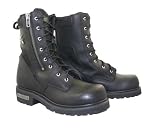 Men's Black Xelement Assassin Biker Boots - Size : 11