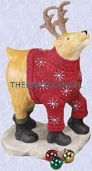 Robby the prancing Reindeer statue home garden sculpture
