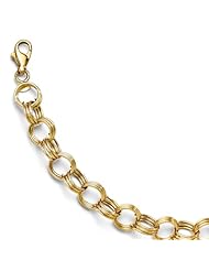 14k Yellow gold Leslies Fancy Link Bracelet