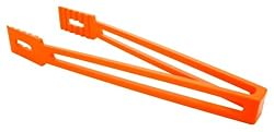 Zak Designs Orange 12-Inch Large Tongs