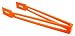Zak Designs Orange 12-Inch Large Tongs