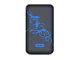 iLuv Silicone Case for iPod touch 2G, 3G (Black with Blue Flames)