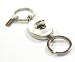 Coach Valet Turnlock Keyfob Key Ring (White)