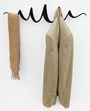 THE SCRIBBLE COAT RACK BY HEADSPRUNG - BLACK