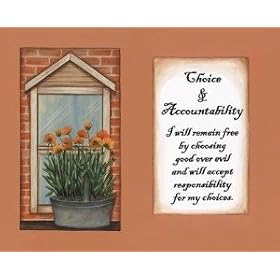 Art Poster Print - Choice And Accountability - Artist: Lisa Seely