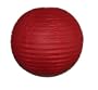 Party Paper Lantern-Round 12"-Luau Supplies- Oriental/Chinese Lamps - Red