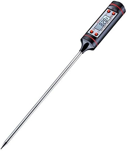 Dikailong Cooking Thermometer, Digital Instant Read Food Meat Thermometer, Digital Electronic BBQ Thermometer for Food, Meat, Grill, BBQ, Milk, and Bath Water