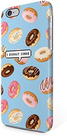 I Donut Care Pixel Bubble Donuts Pattern Tumblr Print Hard Plastic iPhone 6 Plus / iPhone 6S Plus Phone Case Cover