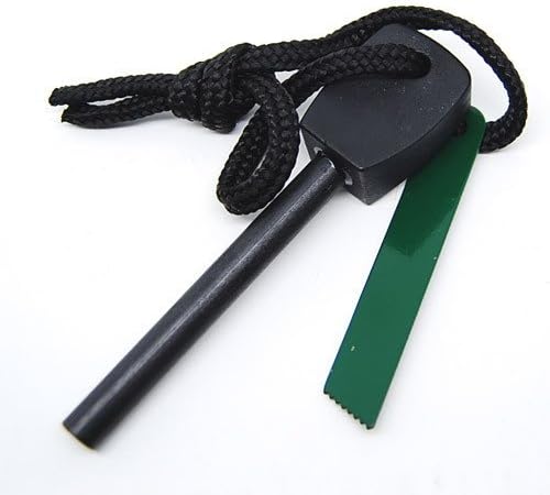 HuaYang Emergency Survival Gear Magnesium Flint Stone Fire Starter Camping Hunting Gear Large Size(Pack of 2)