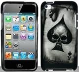Ace Skull Design Hard Snap On Case Cover Faceplate Protector for Apple iPod Touch 4 4th Generation + Free Texi Gift Box