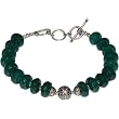 Tennis Bracelets for Women Sterling Silver Onyx Gemstone 9 inches (gnklcs331brclt)