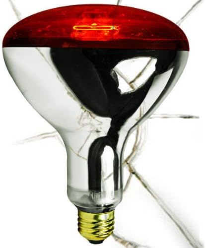 Infrared Light - Heat Therapy Lamp - Teflon Coated Bulb & Heavy Duty Clamp Kit