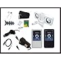 12 Piece Value Combo Accessory Bundle Kit: Black and Clear Silicone Skin Case Cover + Auto Car Charger + Travel Charger + USB Data Cable + Portable Mini Speaker + White Stereo Headset + Screen Protector, and more For your iRiver E100 4GB 8GB