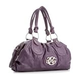 Guess New royalty Shiny Embossed Satchel Negroid ONE SIZE
