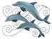 Dolphin Wall Decor 29"x22.5"x1.75