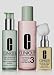 Clinique 3 Steps system for Oily / Oily Combination Skin Set: dramatically moisturizing Gel 4.2 oz / 125 ml + Clarifying Lotion 3 13.5 oz / 400 ml + Liquid Facial Soap Oily Skinild 6.7 oz / 200 ml