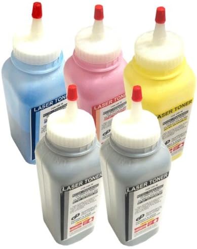 Xerox Phaser 6500/Worcentre 6505 High Yield Toner Refill Combo - 5pk (2 Blacks + CMY) - with 5 Chips by AAAtoner