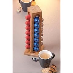 Kapselhalter - BAMBUS - Kapselspender DREHBAR f�r 28 Kaffee NESPRESSO Kapseln - Kapselst�nder