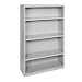 Edsal EBC53GY 36-Inch Wide by 13-Inch Deep by 52-1/2-Inch High Four-Shelf Book Case, Light Grey