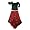 Monkey Wear - Girls Long Sleeve Skirt Set, Black, Red (Size 7)