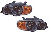 2002-2004 (2003 02 03 04) KIA Spectra Headlight Assembly (Hatchback) - One Pair(One Set - Both Left and Right Sides) - DOT Certified Headlight