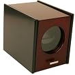 Watch Winder For Single Automatic Watch with Built in IC Program For Large Watch Cherry Black Finish