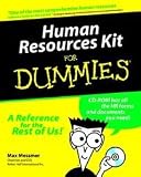 Human Resources Kit for Dummies (With CD-Rom)