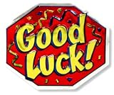 Good Luck Metallic Cutout