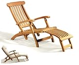 Review Jati  / Grade A Teak Steamer Chair with Natural Ecru Cushion