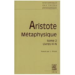 M�taphysique, tome 2 livre H-N