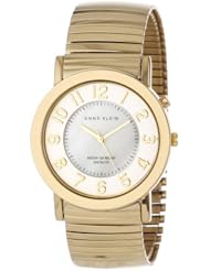 Anne Klein Womens AK/1308MPGI  Luminous Dial Gold-Tone Expansion Bracelet Watch