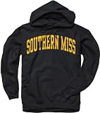 Southern Miss Golden Eagles Black Arch Hooded Sweatshirt