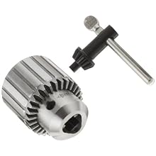 Llambrich CY Plain Bearing Medium Duty Taper Mount K2 Keyed Drill Chuck, 33JT Mount, 1-49/64" Chuck Diameter, 1/64"-1/2" Capacity