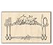 Inkadinkado Mounted Stamp Thanksgiving Name Plate - For Scrapbooking, Card Making & Craft Projects