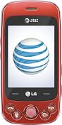 LG Neon II  Phone, Red (AT&T)