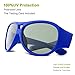 RIVBOS RBK030 Rubber Flexible Kids Polarized Sunglasses Military Glasses Age 3-10