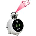 Jense AM/FM Projection Clock Radio - Silver (JCR-222)