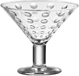 Leonardo - 19912 - Optic - Set de 6 Coupes à Glace sur Pied - Verre - Transparent