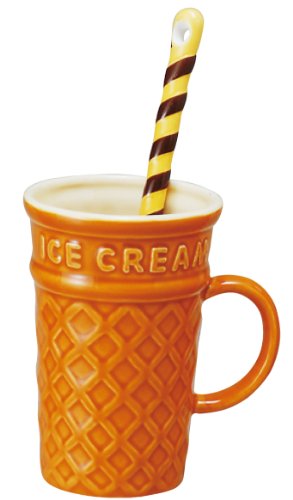 アイスクリーム マグカップ スプーン付き ビスケットチョコ SAN1471