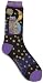 Socks: Celestial Cat Black