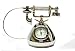 Antique Inspired Telephone Clock - Decorative Clock