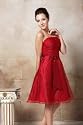 HBH Hamburger Brautmoden Brautkleid Abendkleid mit Blumen veredelt Bordeaux